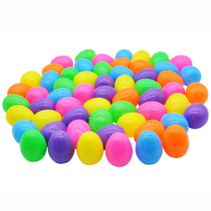 Assortimento colorato giocattoli a sorpresa uovo di pasqua in plastica imballaggio uovo di pasqua vuoto in vendita - Product Image 4