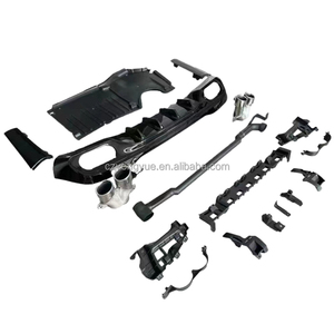 W206 phía sau nâng cấp môi amg63 C63 C43 AMG khuếch tán phía sau cho Mercedes Benz C Class w206 2022 2023 + - Product Image 3