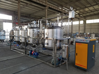 Equipo de refinación de aceite de almendras y manteca de karité de coco, refinería de petróleo crudo con tanque de desacidificación de aceite