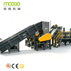Ligne de lavage et de recyclage de bouteilles PET : Lavage à chaud au chaux, Séparation flottant-non flottant, Détachage des étiquettes, Séchage des canalisations, Flocons RPET de qualité alimentaire - Product Image 1