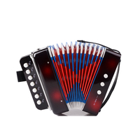 Keyboard Instrument Children Toy Accordion ABS Plastic 2 Bass Buttons 7 Key Diatonic Button Toy Accordion for Sale