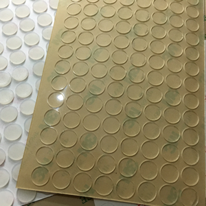 Patins en silicone transparents autocollants, antidérapants, hémisphériques, pour meubles et appareils électroniques - Product Image 5