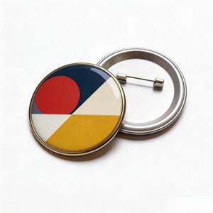 China Factory <b>Cheap</b> Custom High Quality Cartoon Tinplate Anime Round Pin Badge - Product Image 2