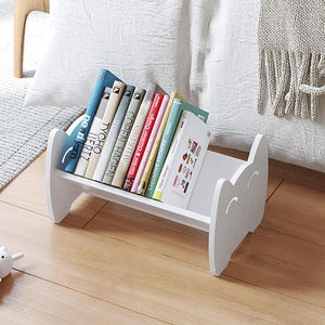 Étagère à livres multifonction blanche pour enfants, mini étagère de bureau inclinée pour salon - Product Image 4