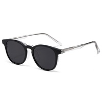 Ensemble de montures de lunettes magnétiques à clipser : 1 monture de base avec 5 montures décoratives magnétiques interchangeables, charnières à ressort, montures optiques
