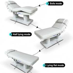 Table de massage chauffante de luxe réglable en hauteur, lit de massage professionnel inclinable pour salon de <span class=keywords><strong>SPA</strong></span> et mobilier de MedSpa - Product Image 4