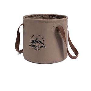 Disposable Outdoor Portable Travel Camping Folding Storage Bucket With 20L/10L Capacity for Barbecue and <b>Hydration</b> - Product Image 2