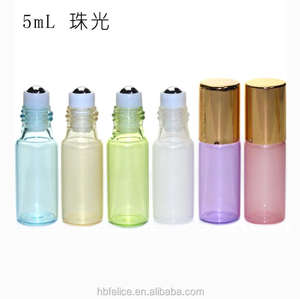 3ml 5ml bottiglie rullo di vetro con rullo di metallo per la sfera di olio essenziale di fiale e ciondolo di perla appeso barattolo di vetro Premium bottiglie - Product Image 6