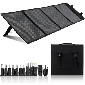 ALECTER - Paneles Solares Monocristalinos Plegables de 100 W, Salida USB DC, Cargador Portátil de Alta Eficiencia, Certificado TUV, 2.5 kg - Product Image 1