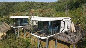 Casa Cápsula de Acero Ecológica <span class=keywords><strong>con</strong></span> Energía Solar E5 (28m) para Casas de Campo, Talleres, Villas de Montaña y Casas <span class=keywords><strong>con</strong></span> <span class=keywords><strong>Vista</strong></span> <span class=keywords><strong>al</strong></span> <span class=keywords><strong>Mar</strong></span> - Product Image 4