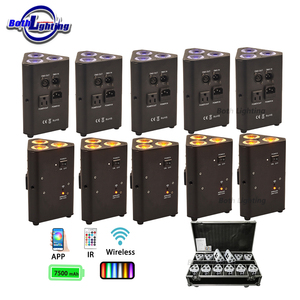 3x18w không dây Wedge uplight DMX điều khiển mệnh ánh sáng LED uplights trường hợp chuyến bay pin Đảng DJ uplights - Product Image 1