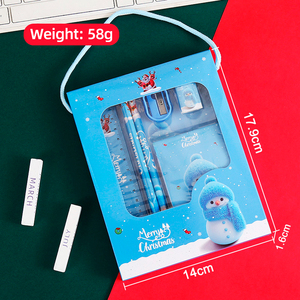 Set de Papelería Macaron Estilo Caricatura de 6 Piezas <span class=keywords><strong>al</strong></span> <span class=keywords><strong>Por</strong></span> <span class=keywords><strong>Mayor</strong></span> Set de Regalo de Papelería con Lápiz, Goma de Borrar y Sacapuntas para la Escuela - Product Image 6