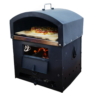 <span class=keywords><strong>Forno</strong></span> per Pizza Portatile Multifunzione a Carbone e Legna per Campeggio, Griglia BBQ da Esterno - Product Image 4
