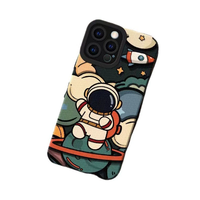 Coques de téléphone portable de dessin animé d'impression personnalisée de style Ins pour Iphone 17 16 15 14 13 12 11 Pro Max Xs 7 8 couvertures arrière antichoc