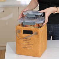 Sac isotherme personnalisé Colefa avec logo, lettre mignonne rose, sac à déjeuner en papier Tyvek lavable, sacs à déjeuner de luxe pour adultes, femmes, hommes, école, enfants