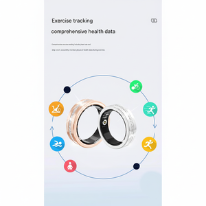 V6แหวนอัจฉริยะเป็นวงแหวนอัจฉริยะอเนกประสงค์ที่ช่วยติดตามขั้นตอนการสวมใส่และวิเคราะห์ข้อมูลอัตราการเต้นของหัวใจและการนอนหลับ - Product Image 1