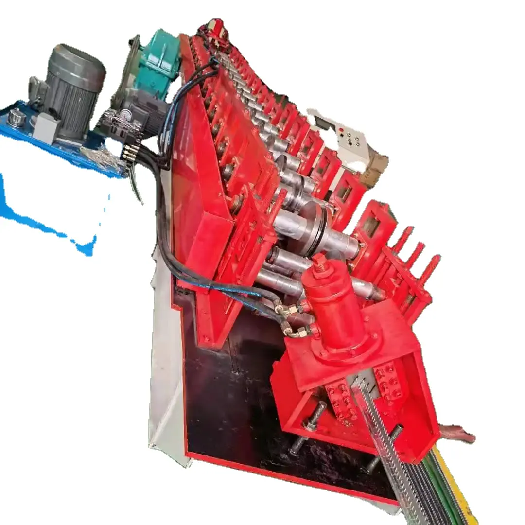 Fabricage Van Hoge Kwaliteit Automatische Custom Kas Rack En Rondsel Kanaal Koudwalsen Vormen Machine