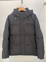Ventes chaudes, veste d'hiver à fermeture éclair personnalisée de haute qualité pour hommes, logo imprimé, veste en duvet de coton pour hommes