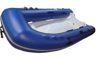 Bateau pneumatique à coque en fibre de verre RIB360, yacht sportif, bateau à grande vitesse, capacité 3+1