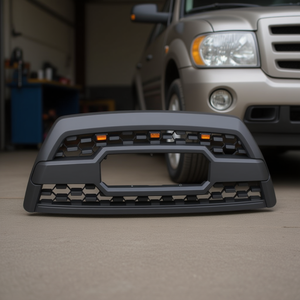 Rejillas de parachoques delanteras negras D0100HPEHEU de plástico para actualización y reequipamiento 2006-2009 - Product Image 2