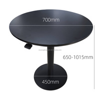 Table à manger réglable en hauteur, moderne, en fer robuste, facile à utiliser, base de table pour la maison, le bureau, la cuisine, l'école, les fêtes