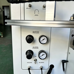 Pneumatic Bottle Screen Printing Machine Semi Auto Silk Screen Printer for Cosmetic Jar Plastic Tube Printing