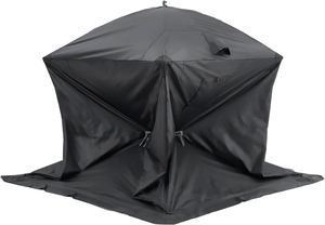 Tente de pêche d'hiver d'extérieur - Chaleur renforcée avec tissu Oxford 3 couches TPU - Tente sauna à ouverture rapide pliable coupe-vent une chambre - Product Image 2
