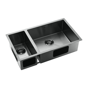 Mouhoti อ่างล้างจานสีโรสโกลด์ fregadero de cocina <span class=keywords><strong>tarja</strong></span> fregadero acero INOX บ้านและห้องครัวสองชาม201/304อ่างล้างจานสแตนเลส - Product Image 3