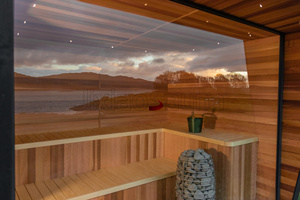 Kit sophistiqué de sauna intelligent pour l'extérieur Ensemble de hammam durable en cèdre rouge du Canada - Product Image 5