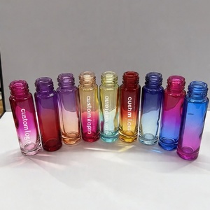 Envase Personalizado Pequeño para Aceite Cosmético en Roll-on, 5ml 10ml, Mini Botella de Vidrio Ámbar Esmerilado para Viaje, Fabricación de Botellas Roll-on - Product Image 4