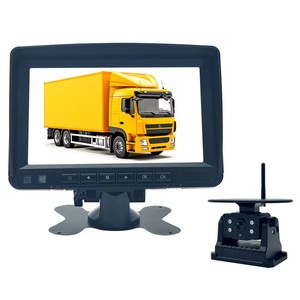 Sistema de Cámara de Reversa Inalámbrica de 7 Pulgadas para Camiones, Monitor de Visión Trasera HD con Visión Nocturna IR para Volvo, Mercedes Benz, Scania, MAN, <span class=keywords><strong>Iveco</strong></span> - Product Image 1