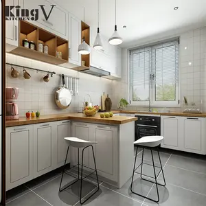 Kingv Keukenkast Modern Design Interieur Mauritius Witte Kasten Keuken Design Kast Pvc Board Acryl Keuken Kasten