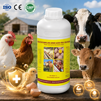 Vitboo Vitamines liquides et acides aminés pour volailles Solution orale multivitaminée pour poulets pondeuses œufs plus poulets de chair