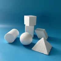 Cubes en polystyrène EPS blancs imperméables, blocs de mousse dure, cubes en polystyrène pour travaux manuels en polyfoam