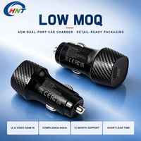 Siap Kirim Charger Mobil USB C PD 45W Desain Ringkas Port Tunggal Pengisian Cepat Universal 12V 24V