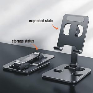 MINI Cell Phone Accessories Aluminum Adjustable Foldable <b>Tablet</b> PC Mobile Phone <b>Stand</b> Holder <b>for</b> Office Desk - Product Image 3