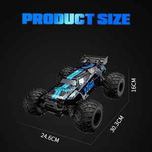 S636 Voiture télécommandée RC Monster Truck à l'échelle 1:14, 2.4G, électrique, 20KM/H, haute vitesse, 4CH, tout-terrain, 4WD, véhicule de course RC, coque en PVC - Product Image 6