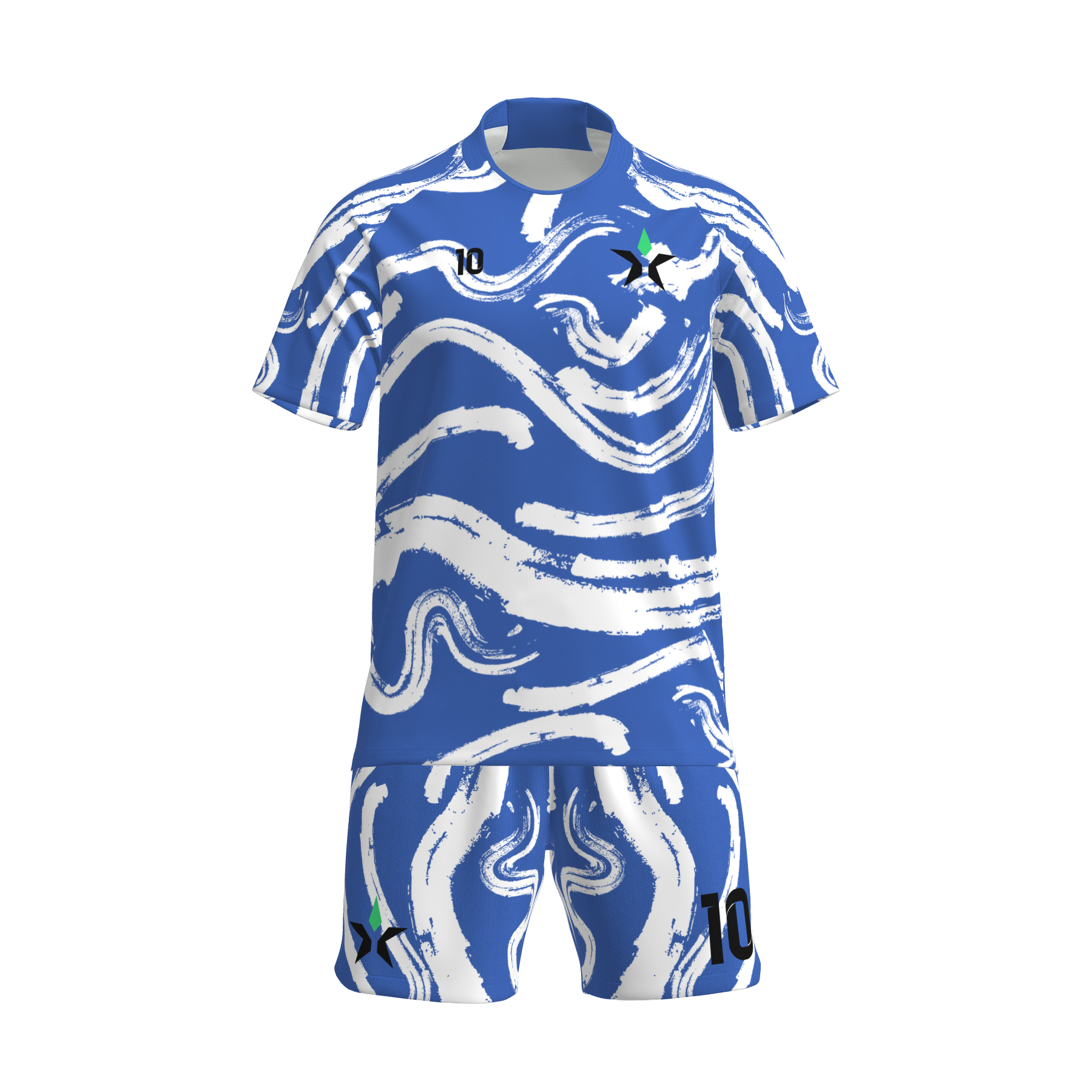 Blue White