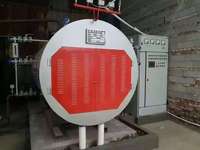 Ketel Uap Listrik Otomatis Industri Desain Tabung Api Horizontal Kontrol PLC Zhongxin Tekanan 1.25MPa untuk Hotel Berkualitas Tinggi