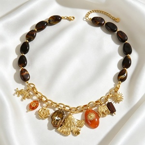 Jingciren Boutique, Nuevo Estilo, Accesorios Guofeng, Collar con Múltiples Colgantes, Chapado en Oro, Retro, Elegante, en Caja de Regalo - Product Image 3