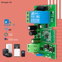 Interrupteur intelligent pour la domotique Ewelink, interrupteur WiFi intelligent 85-250V, fonction RF 1CH 433,92 MHz