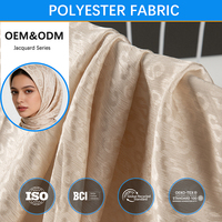 Tissu de doublure en satin jacquard de polyester XMH pour les acheteurs du Koweït, du Qatar et d'Oman, non conducteur, 95 g/m², toucher doux