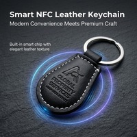 Produsen OEM China Gantungan Kunci RFID NFC Logo Kustom Bentuk Bulat Persegi Mini Grosir