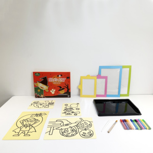Colored <strong>Sand</strong> <strong>Art</strong> Kits Sheets for Kids Scenic <strong>Sand</strong> With Sheets <strong>Sand</strong> <strong>Art</strong> Painting Cards and Scratch Sticks for Kids' <strong>Arts</strong> - Product Image 2