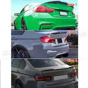 Alerón trasero estilo CS para BMW F30 F80 340i 328i 320i M3 Sedán 2013-2019, extensión de alerón trasero. - Product Image 6