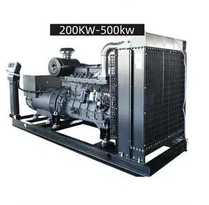 200KW/KVA上柴/SDEC动力柴油发电机组，带发动机型号SC9D340D2柴油发电机