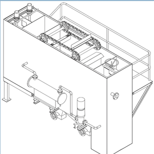 Système DAF en acier inoxydable pour le traitement <span class=keywords><strong>des</strong></span> eaux usées et <span class=keywords><strong>des</strong></span> eaux douces, machine de flottation à air dissous avec pompe et moteur - Garantie 1 an - Product Image 3
