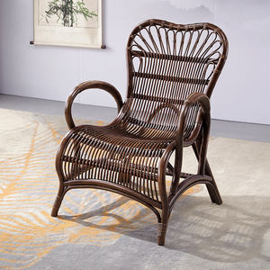 <span class=keywords><strong>Chaise</strong></span> en rotin naturel pour salon de luxe, chambres à coucher et espaces polyvalents, roseaux en rotin durables à faible quantité minimale de commande - Product Image 6