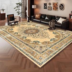 Alfombra Rectangular Royal Home Medallion de 8x10, Imitación de Cachemira, Antideslizante, para Sala de Estar, Decoración del Hogar - Product Image 1