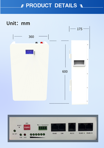 Système de stockage d'énergie domestique Hysonn à montage mural, <span class=keywords><strong>batterie</strong></span> LiFePO4 5 kWh, 11,7 kWh, 15,3 kWh, haute tension, empilable |   Stock UE Pologne - Product Image 6